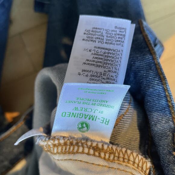 J Crew Jeans Size 28 Womens Blue Essential Straight Stretch Medium Wash Denim - Picture 8 of 11